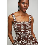 Mandi Ladies Jumpsuit In Brown
