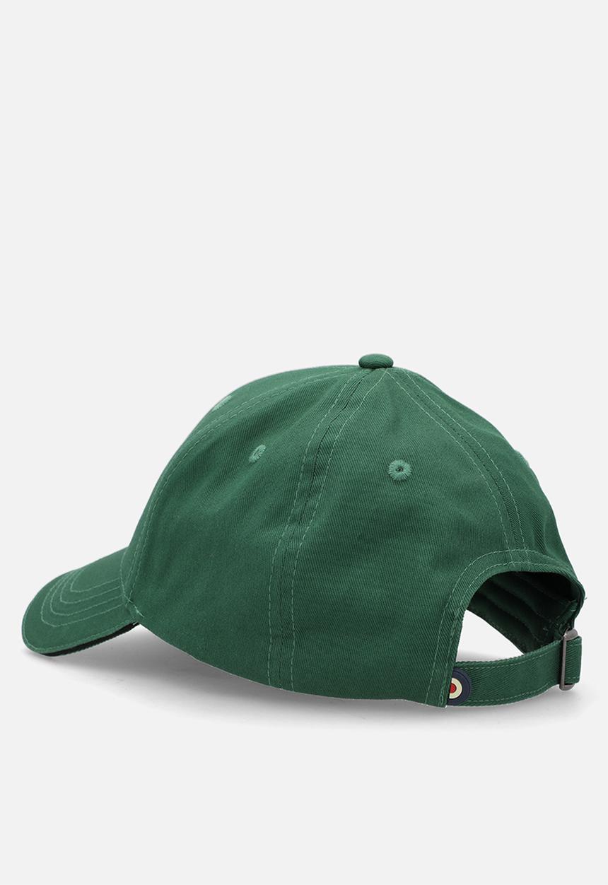 Ben Sherman Mens Metal Targy Badge Cap In Forest
