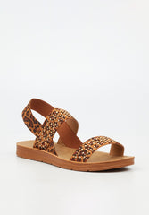 Butterfly Feet Ladies Zina 23 Sandals In Leaopard Print