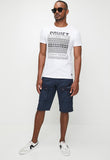 Soviet Mens Vivid Fashion T-Shirt In White