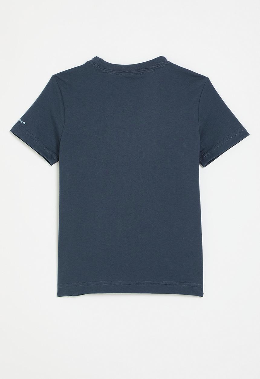 Converse Boys Collegiate Crest T-Shirt In Navy