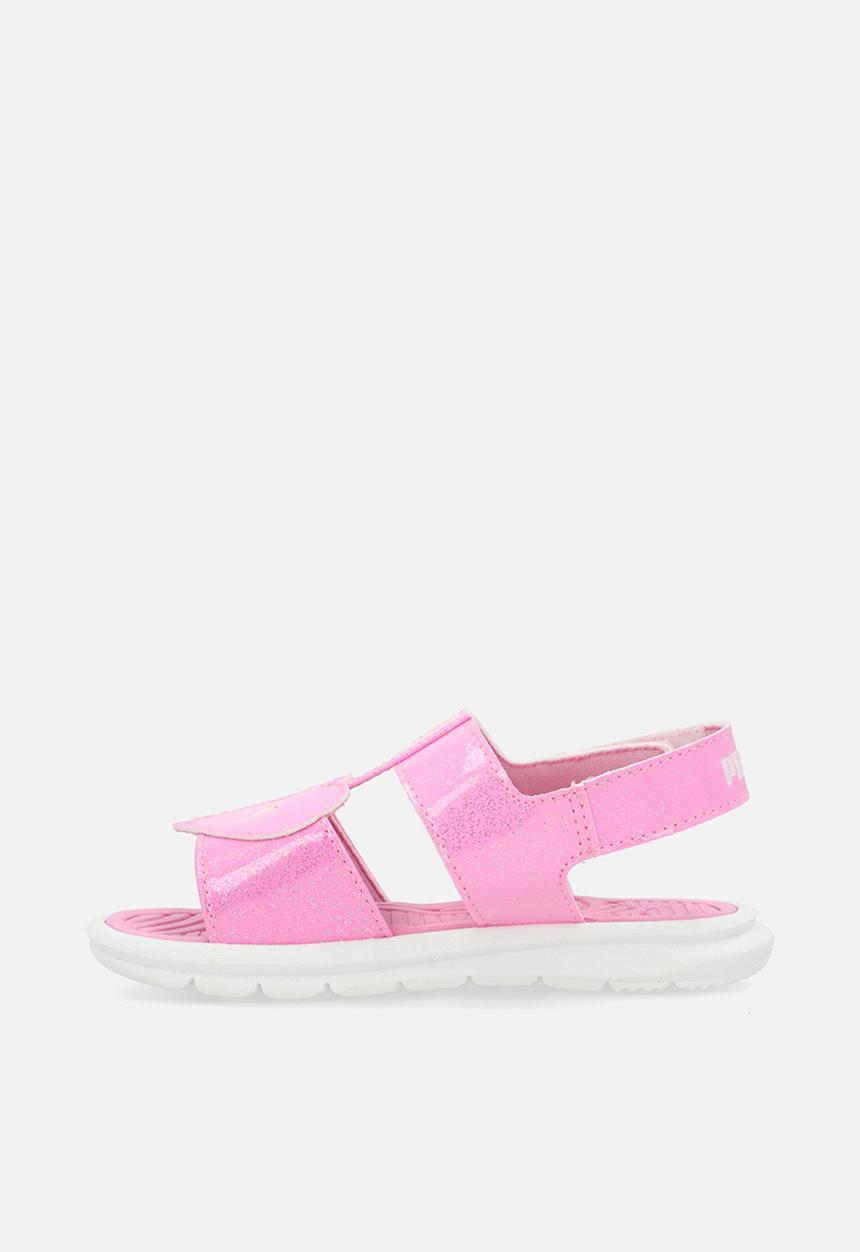 Puma Girls Dazzle Glitz 2.0 Inf Sandals In Pink