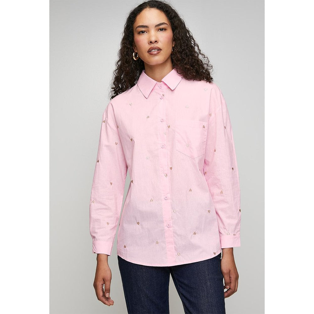 Stella Morgan Ladies Shirt In Pink