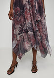 Stella Morgan Half Sleeve V-Neck Crossover In Burgundy