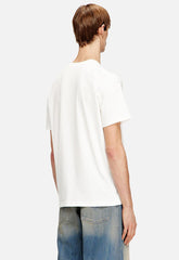 Diesel Mens T-Norm-V10 Regular T-Shirt In White