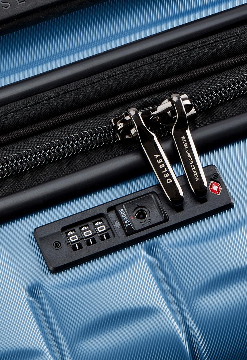 Delsey Paris Longitude Trolley Case In Blue