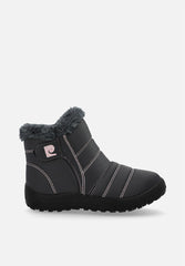 Pierre Cardin Kids Casey Quilted Grey/Pink Boot