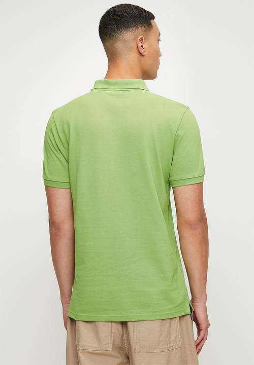 Ben Sherman Ben Polo Mens Golfers In Piquent Green