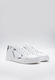 Replay Mens Polys Stamp Sneakers In White & Black