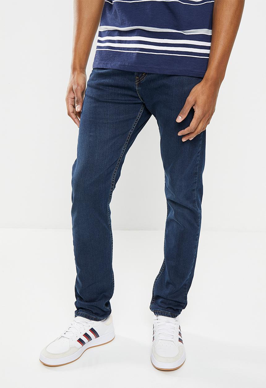Levis Mens 510 Skinny Za Goldenrod Jeans In Mid Blue