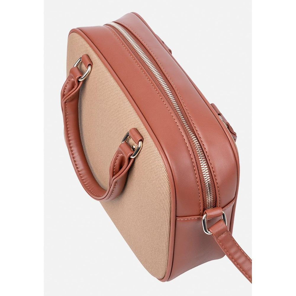 Polo Riviera Top Handle Camera Bag In Tan