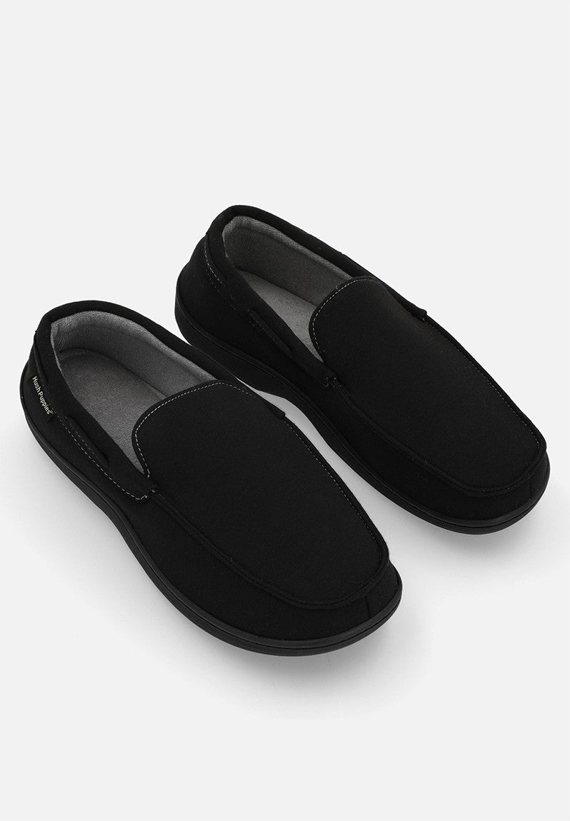 Hush Puppies Barry Mens Slipper  Black