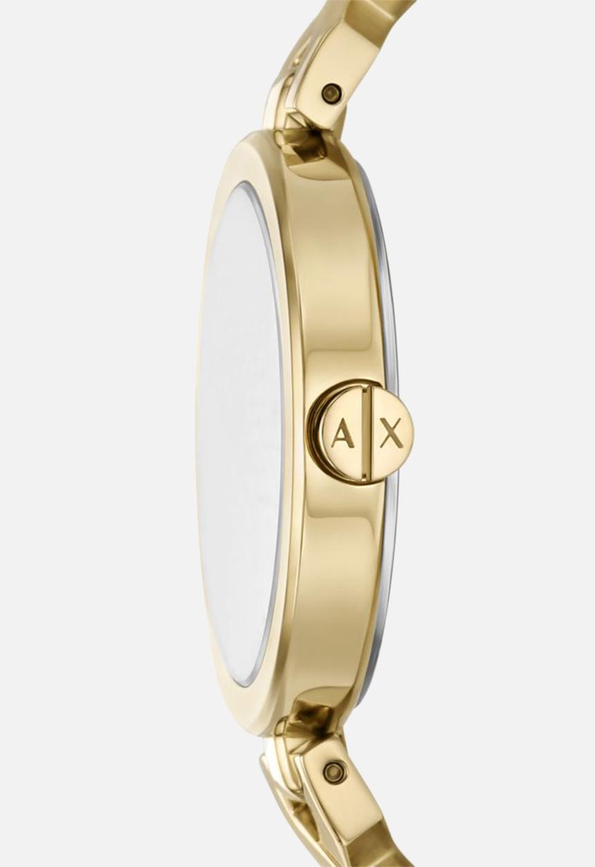 Armani Exchange Gold Watch For Ladies