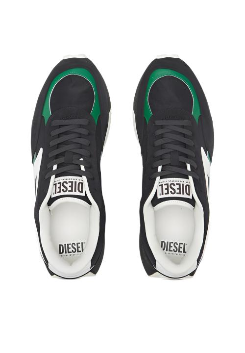 Diesel Y03345Pr173 Mens S-Tyche Sneakers Black & Green