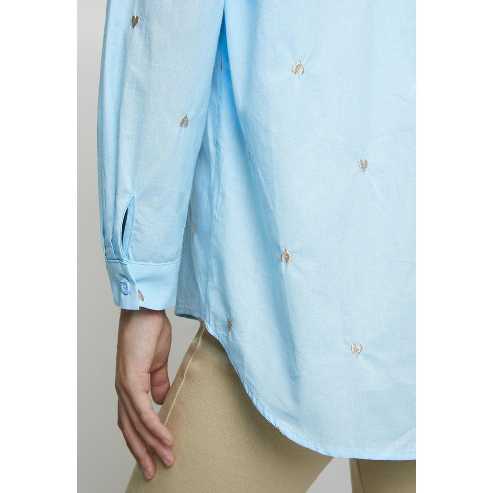 Stella Morgan Ladies Shirt In Pale Blue