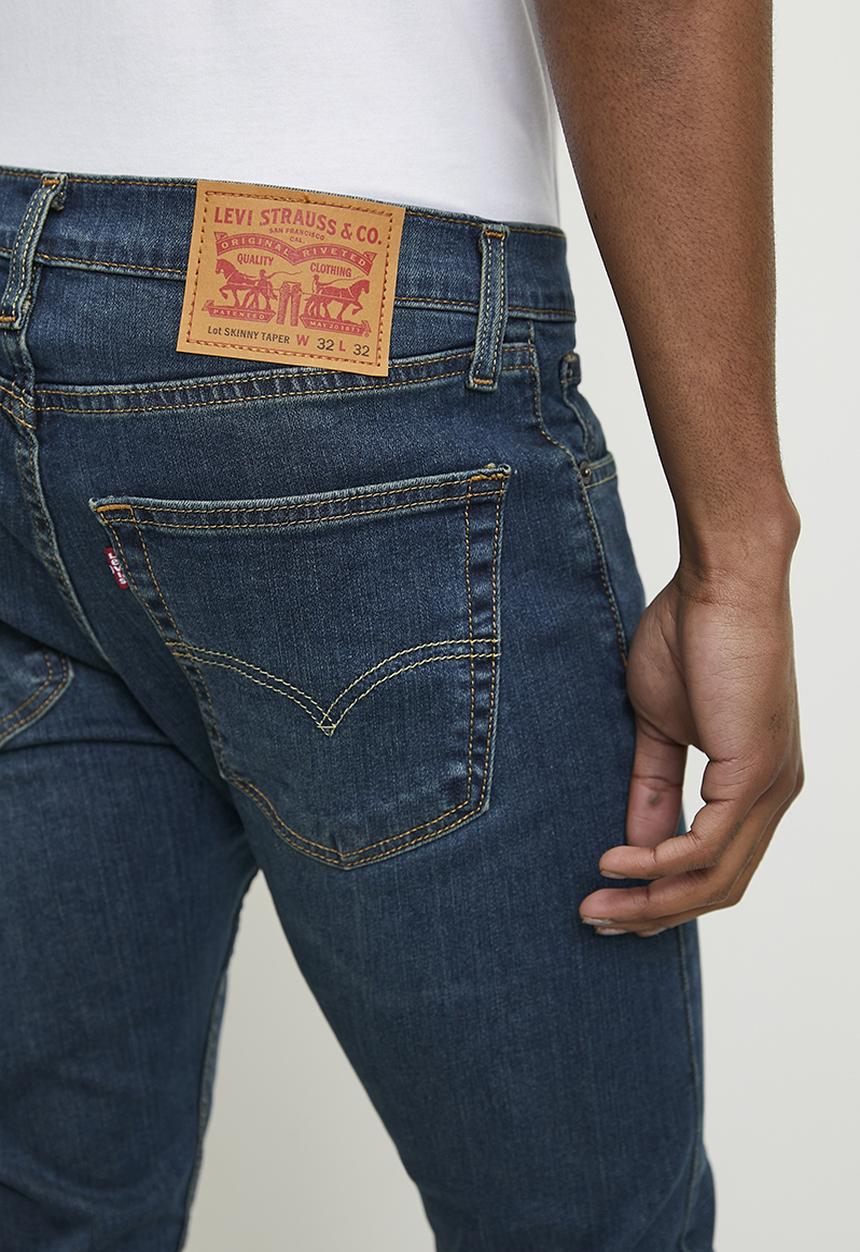 Levis Mens Skinny Taper Canyon Dark