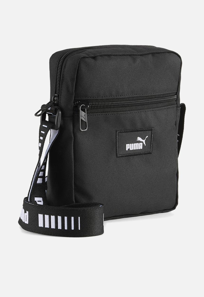 Puma Phase Tape Portable Crossbody Bag In Black