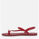 Ipanema Ladies Glam Ring Thong Sandals In Burgundy