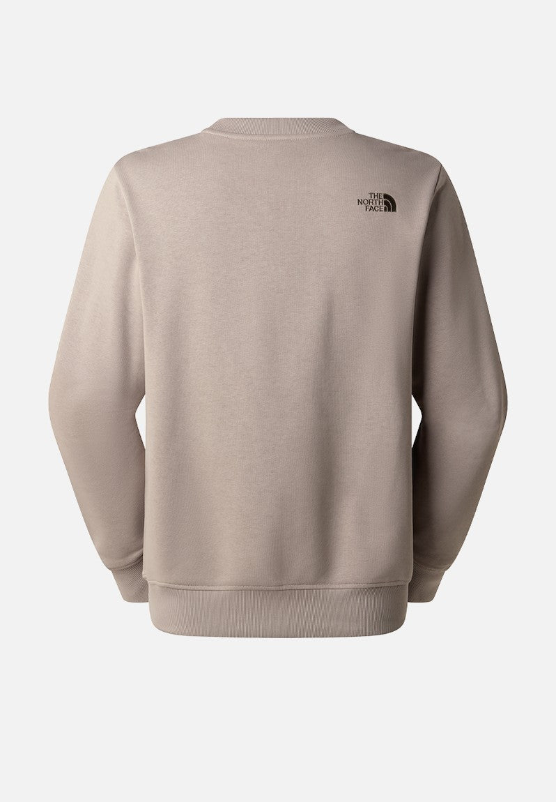 The North Face Mens Drew Peak Crew Stone Slab/New Taupe Green