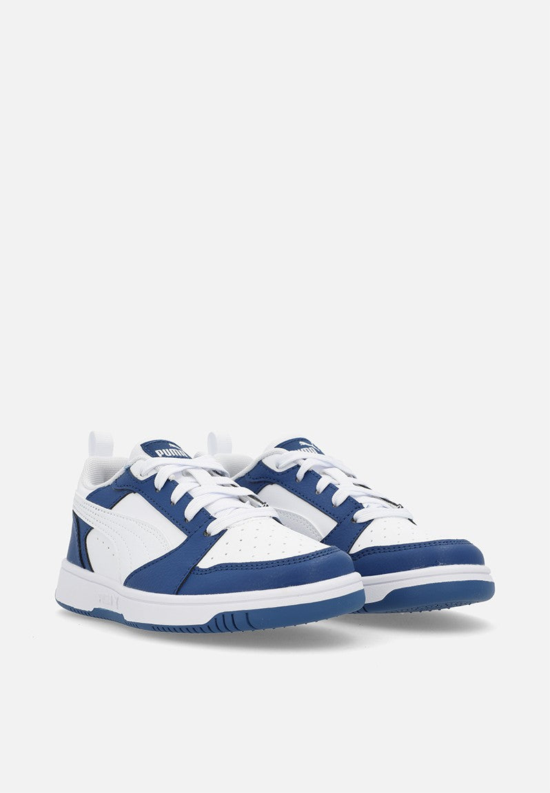 Puma Kids Rebound V6 Lo Ps White/Clyde Royal Sneakers