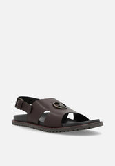 Polo Mens Brown Moulded Trim Sandal
