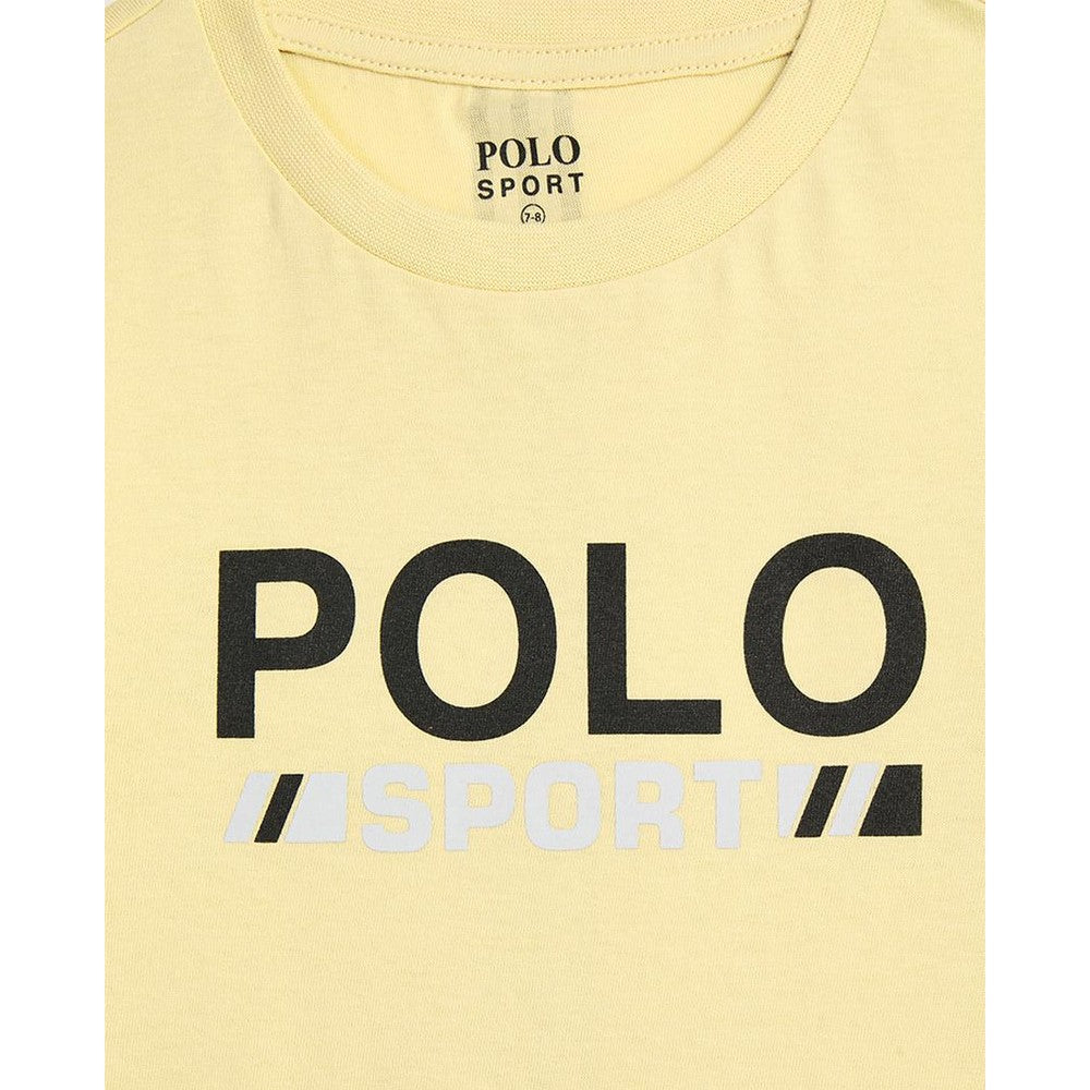 Polo Boys Bongani Polo Sport Printed Short Sleeves T-Shirt In Desert