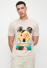 Ben Sherman W89999 Off Line Tee Shirt Plaster