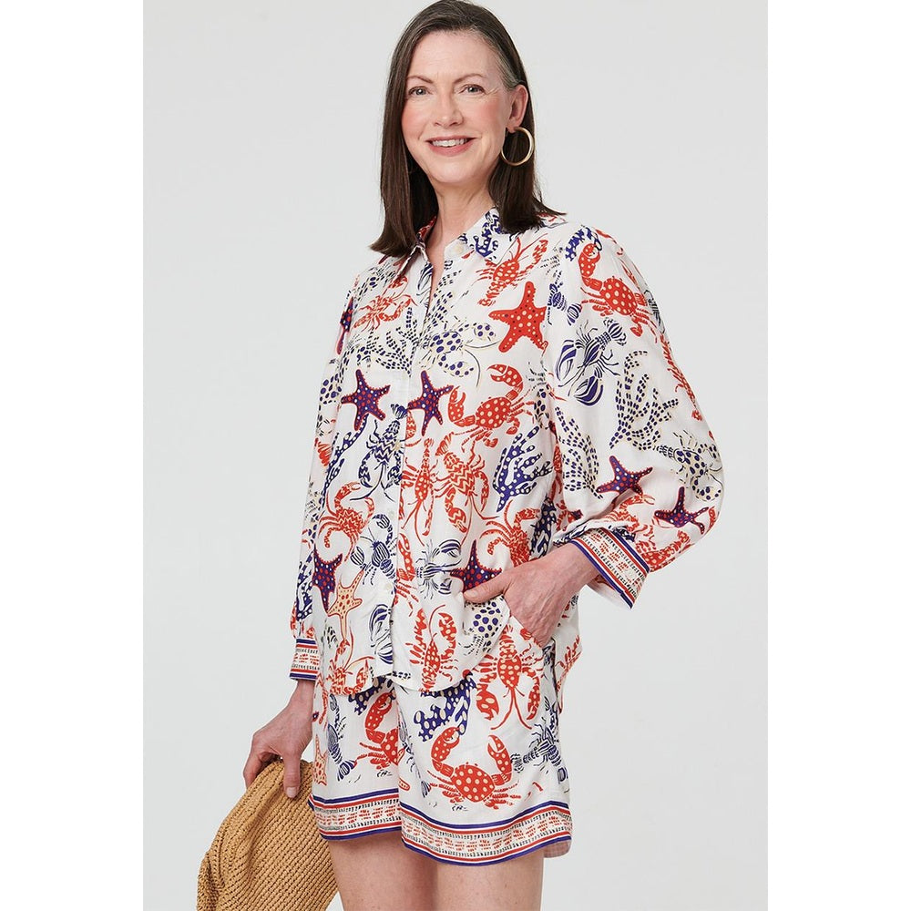 Mandi Womens Blouse In Multi