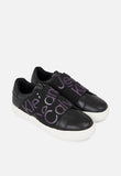 Calvin Klein Classic Cupsole Laceup Black and Amethyst
