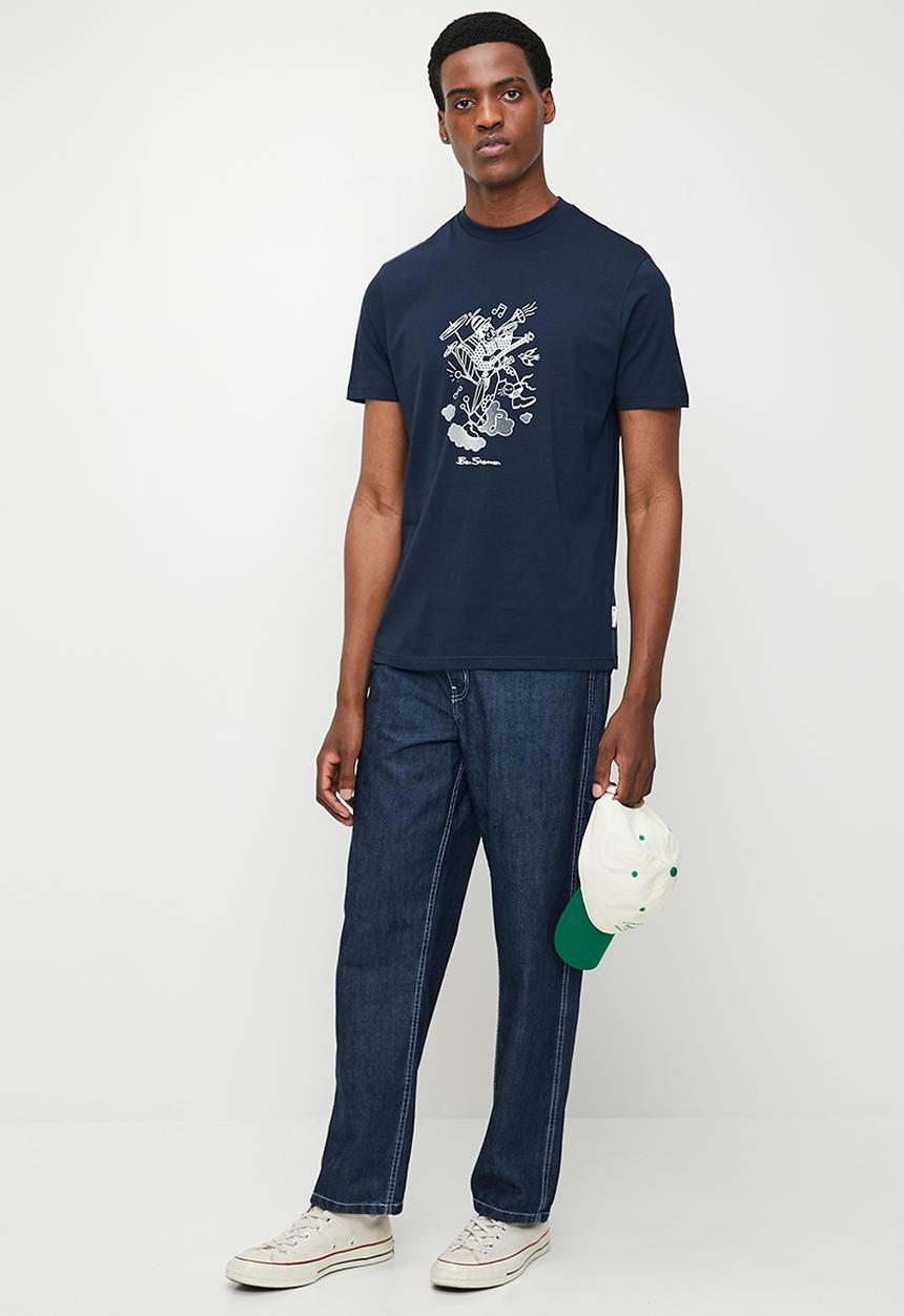 Ben Sherman One Band Man T-Shirt In Navy