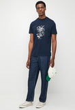 Ben Sherman One Band Man T-Shirt In Navy