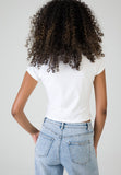 Sissy boy White Baby T-shirt With Red Lip Transfers