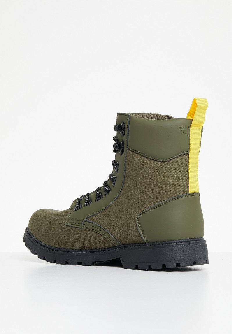 Jeep Mens Olive Legend Worker Boots