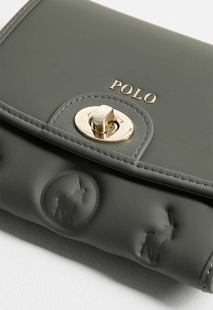 Polo Womens Luna Trifold Purse In Olive