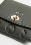 Polo Womens Luna Trifold Purse In Olive