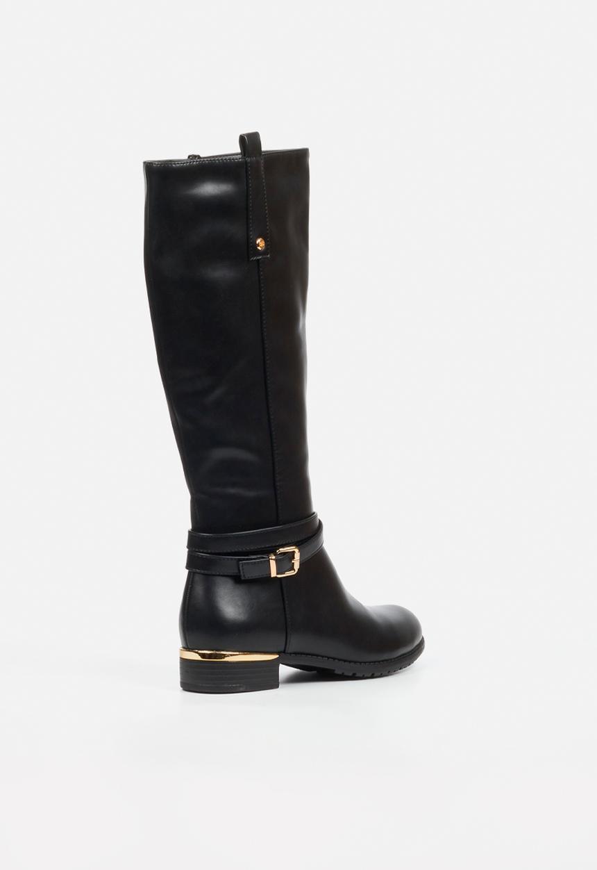 Miss Black Ladies Hadar 27 Boots In Black