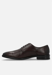 Hush Puppies Mens Willie Brown Leather Shoes