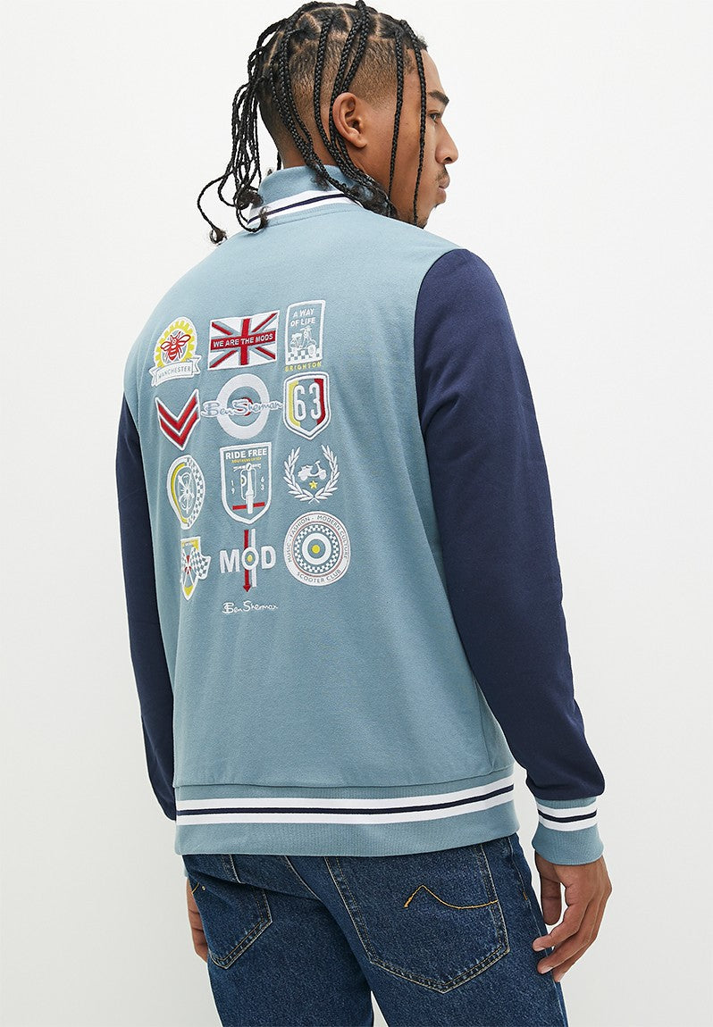 Ben Shereman Mens Citadel Varsity Bomber Jacket