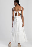 Sissy Boy Tiered Lace Maxi Dress Adore You In Off White