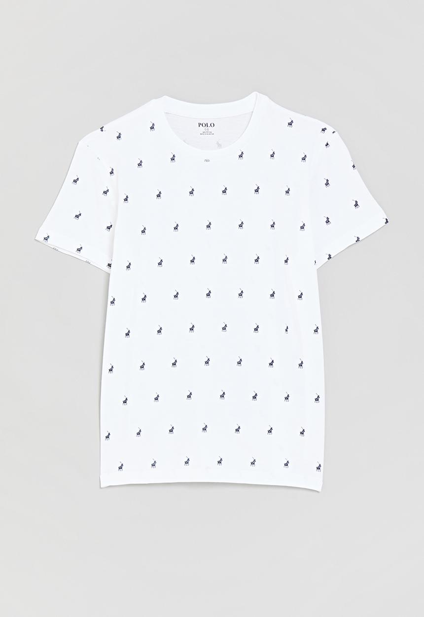 Polo Boys Sebastian Monogram T-Shirt In White