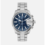 Diesel Mens Mega Chief Slim Watch In Silver