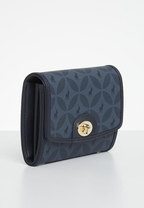 Polo Compact Turn Lock Clutch  Navy