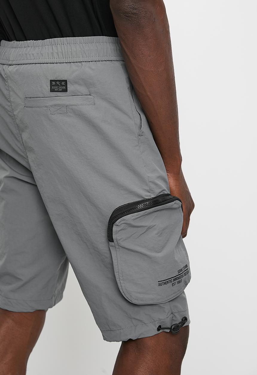 Soviet Mens Baraka Nylon Shorts In Anthracite