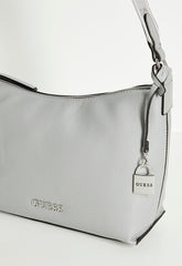 Guess Maleena Converible Top Zip Bag In Dove Grey