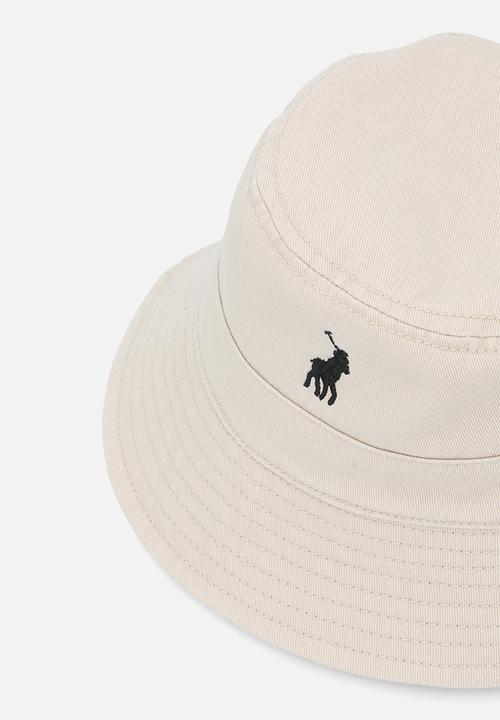 Polo Womens Classic Reversible Bucket hat in Stone
