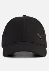Puma Mens Ess Elevated Metal Cat Bb Cap Toast Black