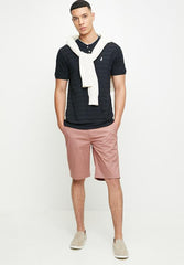 Polo Mens Essential Dark Pink Chino Short