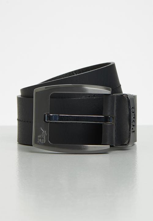 Polo Mens Calvin Black Belt