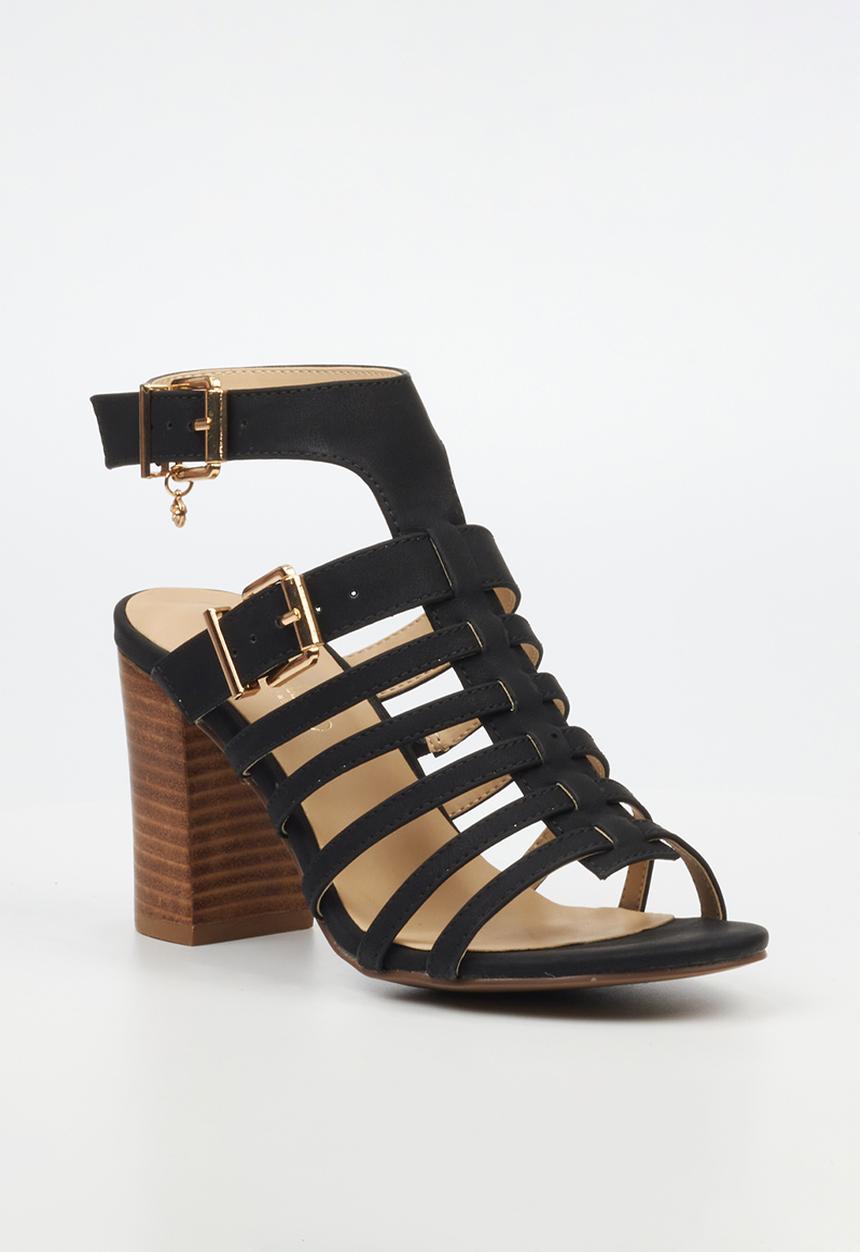 Miss Black Ladies Hazel 1 Heels In Black