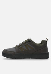 Jeep Mens Black/Multi Renegade Pu Sneakers